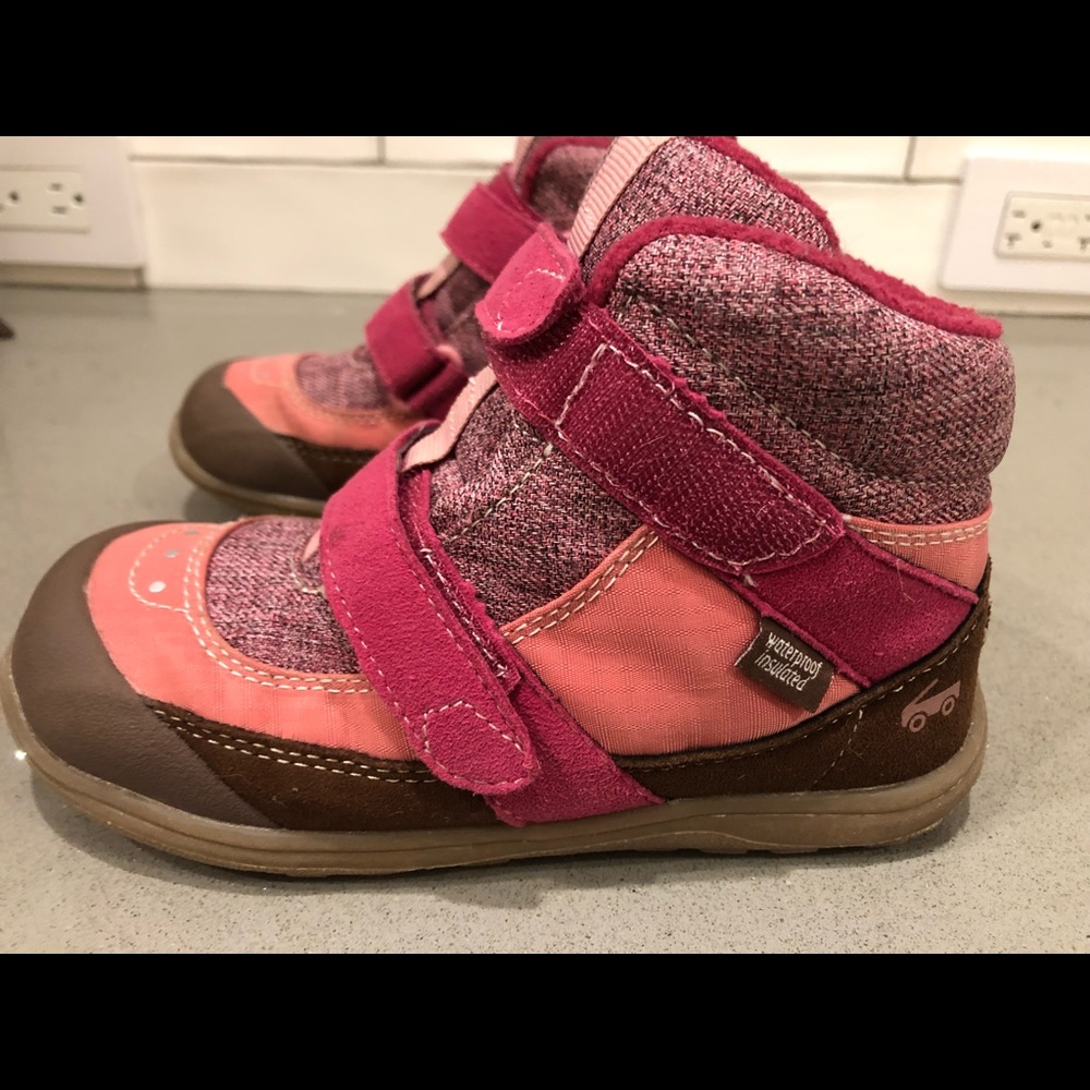 See Kia Run girls Atlas waterproof boots